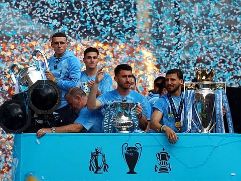 City earned top spot on the Brand Finance Football 50 list with a brand value of 1.51 billion pounds, passing LaLiga side Real Madrid and Manchester United