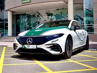 Fast and green: Electric Mercedes-Benz car joins Dubai Police luxury patrol