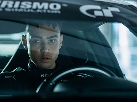 Archie Madekwe stars in Columbia Pictures' 'Gran Turismo'.