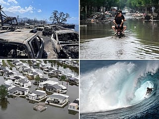 Hawaii wildfire, China typhoon, Norway floods and more: Top 10 pictures of the week from around the world
