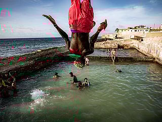 In Pictures: A second life for Cuba's seaside swimming pools