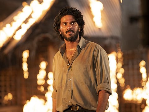 Dulqer Salmaan in a scene from the Indian gangster flick 'King of Kotha'.