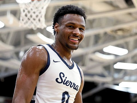 Bronny James is the eldest of LeBron and Savannah James's three children