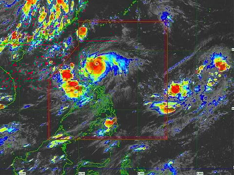 Saola brushed past the northeast section of the main island of Luzon overnight Saturday.