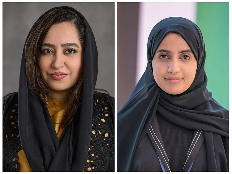 Dr Mariam Ketait (left) and Farha Albreiki