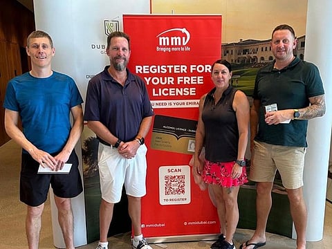 MMI Summer Series event prize winners at Dubai Hills Golf Club