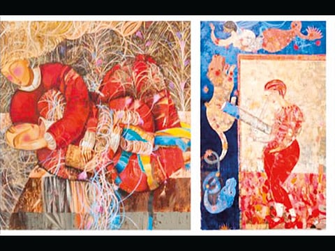 Artworks of Uzbekistan artist Timur Akhmedov at Andakulova Gallery