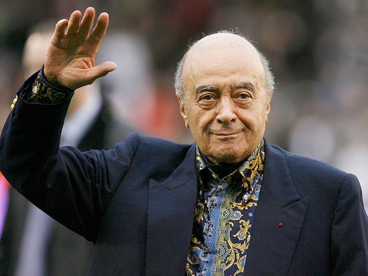 Self-made Egyptian billionaire and former Harrods owner Mohamed Al Fayed