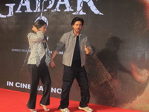 Bollywood’s ‘Badshah’ Shah Rukh Khan attended the party with his ‘Begum’ Gauri Khan. 