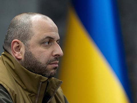 Rustem Umerov, head of the country's main privatisation fund, attends a meeting in the president's office, as Russia's attack on Ukraine continues, in Kyiv, Ukraine November 16, 2022.  