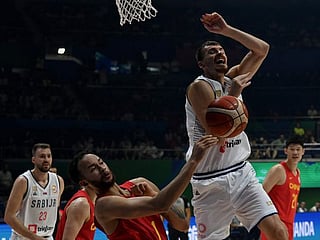 Serbia laud stricken teammate after reaching Basketball World Cup semis