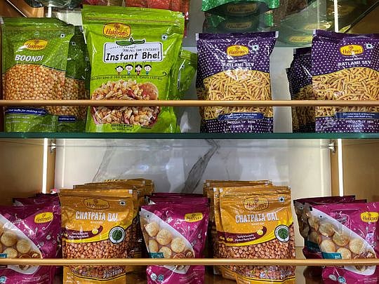 Haldirams' range of snacks have significant visibility in UAE households and supermarkets. 