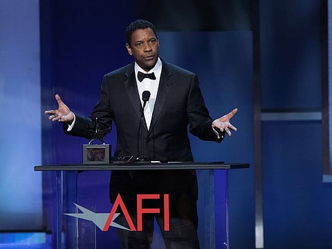 Hollywood actor Denzel Washington.