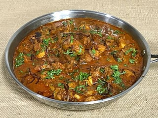 Video guide to making Kerala-style chicken roast