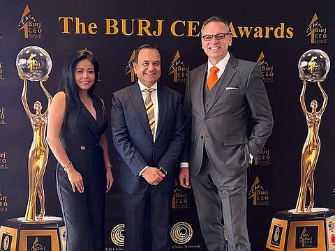 Wella Mañabo, Chief Marketing Officer, Dr. Tariq A. Nizami, Founder and CEO of CEO Clubs Network Worldwide, and Ralph Clemens Martin, the founder and CEO of O! Millionaire and Oasis Park 