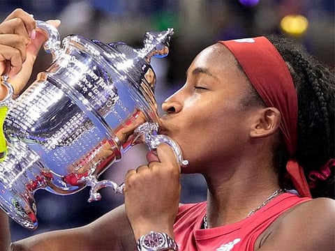 American teen Coco Gauff wins the US Open for her first Grand Slam title.