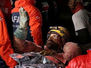 Photos: US researcher Mark Dickey trapped in dark Turkish cave rescued after 9 days