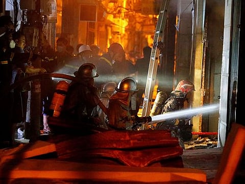 Photos: Fifty-six people killed in Hanoi apartment fire