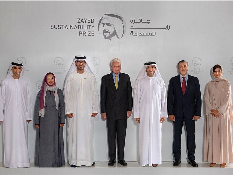 Zayed Sustainability Prize Awards panel