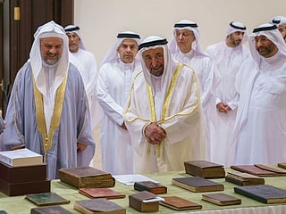Sharjah Ruler visits House of Manuscripts, calls for preserving ancient documents