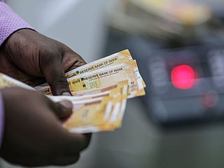 The Indian currency has been pressured by substantial foreign institutional outflows, rising crude oil costs, and heightened dollar demand.