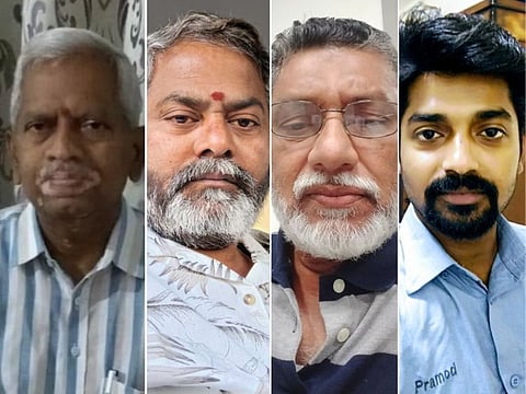 Big Ticket week 1 winners (from left): Tadavarti Anjaneyulu, Naresh Kumar, Noor Mohamed and  Pramod Sasidharan Nair.