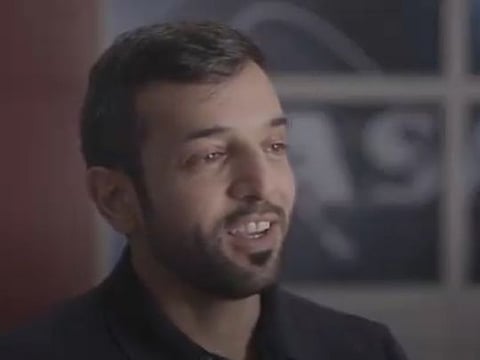 Still from the 9-minute clip in which Al Neyadi looks back at his historic endeavour in space 
