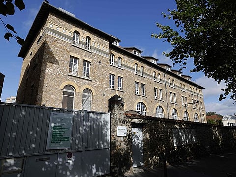 A photograph shows the building of the rectorate of the Versailles Academy (Education Authority) in Versailles, western Paris on September 18, 2023. 