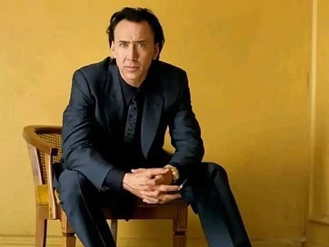 Hollywood actor Nicolas Cage.