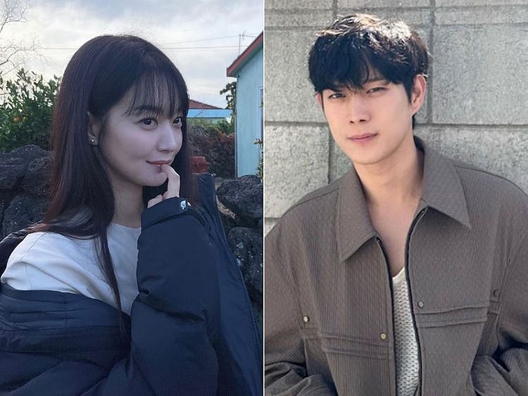 K-drama stars Shin Min-a and Kim Young-dae.