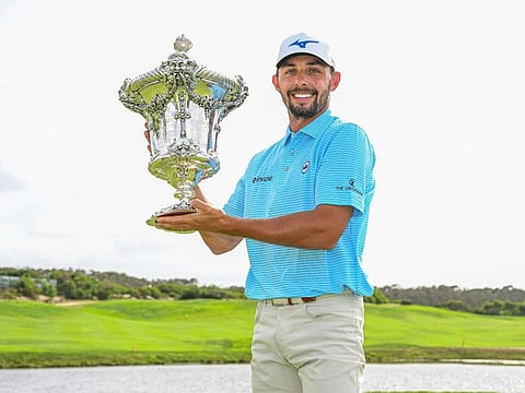 Marco Penge with the Open de Portugal at Royal Óbidos Trophy