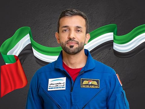 Al Neyadi was treated to a hero's welcome upon landing in Abu Dhabi on Monday