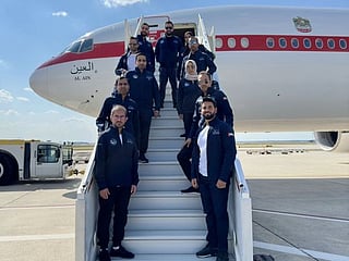 Watch: Al Neyadi flies back to UAE in 'Al Ain' aircraft