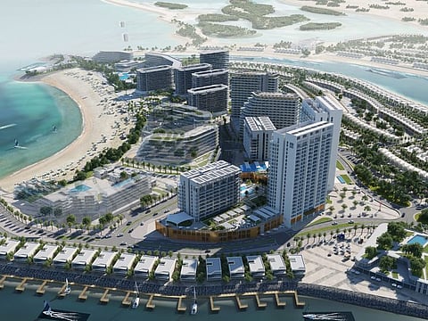 The 'Cape Hayat' four-tower project will launch sales on September 22. RAK Properties is running multiple projects on Hayat Island making up part of its Mina Al Arab master-development. 