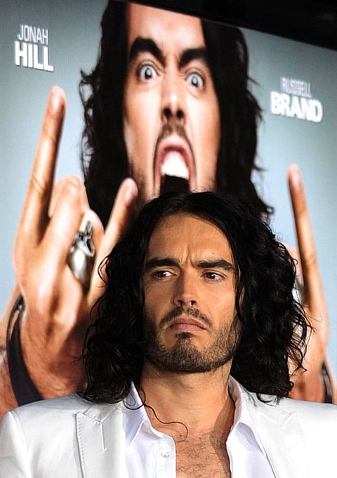 British actor and comedian Russell Brand.