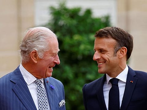 Photos: Charles III welcomed in France for first visit as king