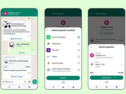 Businesses can receive verification from Meta, which helps customers know they're chatting with the right business