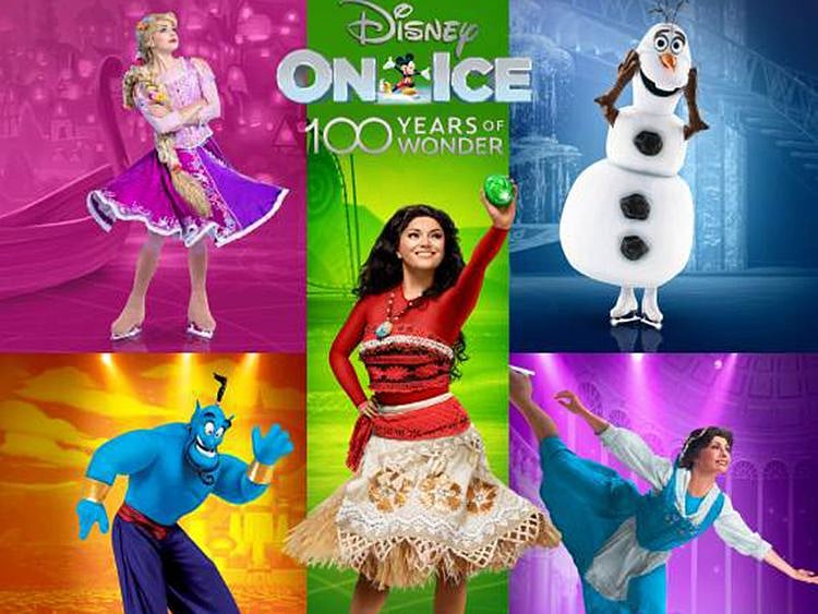  A Disney ice skating show was held in Riyadh this month.