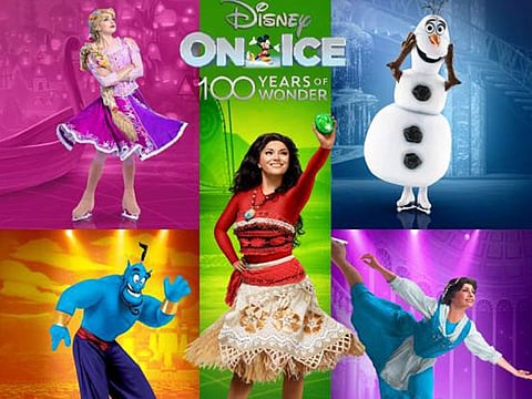  A Disney ice skating show was held in Riyadh this month.