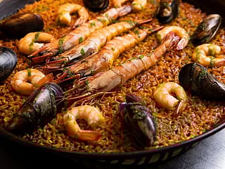 Learn to make Spanish seafood Paella 