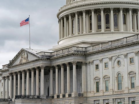 The Capitol is seen in Washington, Monday, Sept. 25, 2023. 