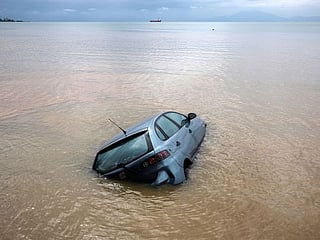 Photos: Flooded homes, streets as another storm hits battered central Greece 