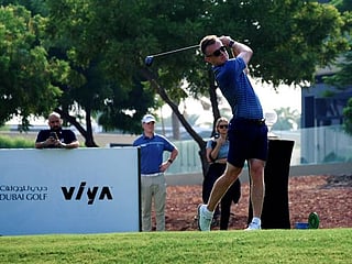 Day One of the Dubai Golf Trophy in the books at Jumeirah Golf Estates