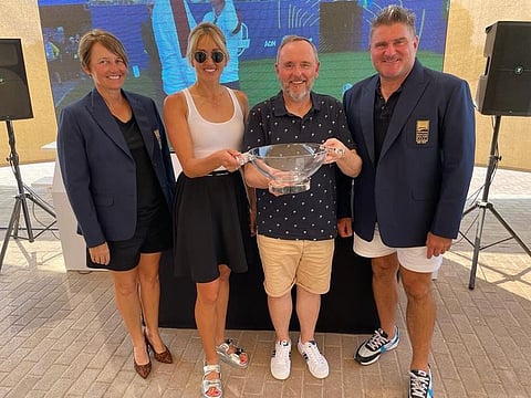 Lady Club Captain Nicola Breeze, Lady Club Vice-Captain Elvira Khaliullina, Club Vice-Captain Matthew Derrick, & Club Captain Mark Gathercole