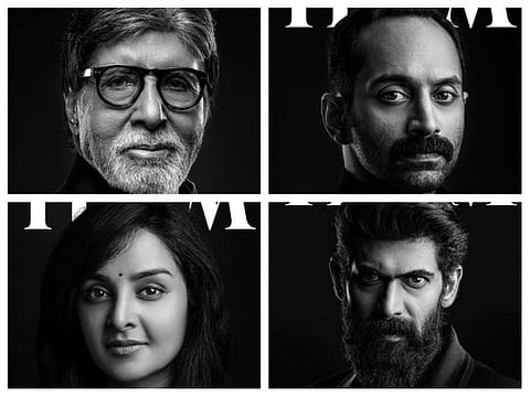 Amitabh Bachchan, Fahadh Faasil, Rana Daggubati and Manju Warrier