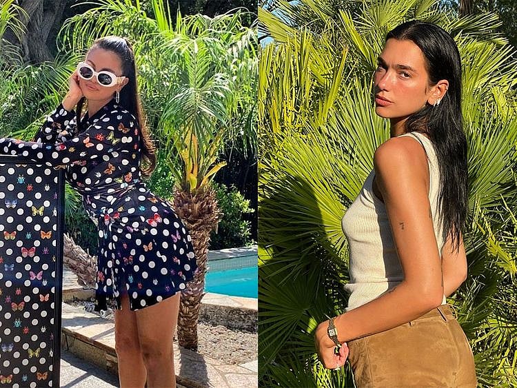 Selena Gomez and Dua Lipa