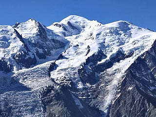 Photos: Mont Blanc shrinks by over two metres in two years