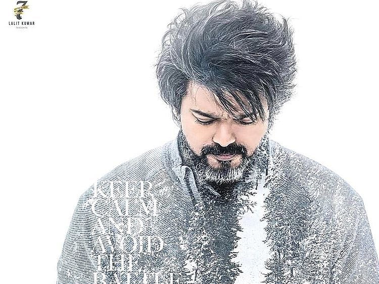 Thalapathy Vijay in a still from 'Leo', his upcoming movie