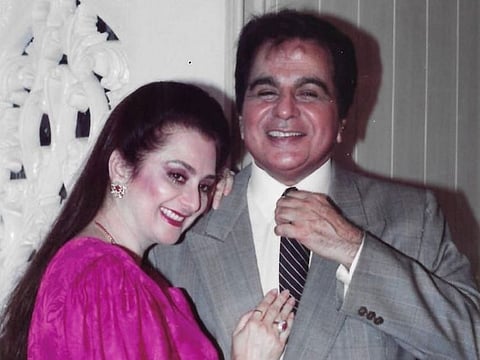 Saira Banu Khan and Dilip Kumar 