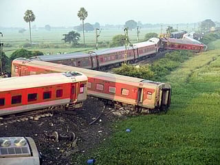 Photos: Passenger train derails in eastern India, killing 4 people and injuring dozens